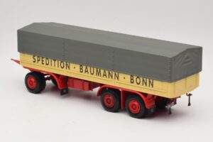 Kassbohrer Remorcă cu Platformă Baumann Bonn Minichamps 1:43 439161097 Metal - imaginea 5 din 6