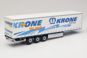 Krone Profiliner Semiremorcă Articulată Cu Prelată Minichamps 1:43 439911120 Metal - imaginea 2 din 6