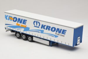 Krone Profiliner Semiremorcă Articulată Cu Prelată Minichamps 1:43 439911120 Metal - imaginea 4 din 6