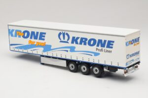 Krone Profiliner Semiremorcă Articulată Cu Prelată Minichamps 1:43 439911120 Metal - imaginea 5 din 6