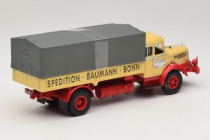 Krupp Titan Camion cu Platformă Baumann Bonn Minichamps 1:43 439069025 Metal - imaginea 2 din 6