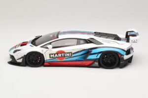 Lamborghini Aventador LB Works Martini Livery AUTOart 1:18 79185 Compozit - imaginea 4 din 8