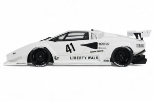 Lamborghini Countach LB-Works Alb GT Spirit 1:18 Z356-WH Rășină - imaginea 3 din 5