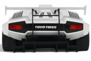 Lamborghini Countach LB-Works Alb GT Spirit 1:18 Z356-WH Rășină - imaginea 5 din 5