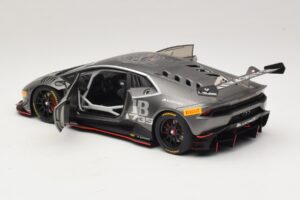 Lamborghini Huracan LP620-2 Super Trofeo #63 Gri Închis 2016 AUTOart 1:18 81559 Compozit - imaginea 5 din 8