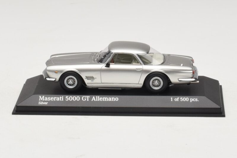 Maserati 5000 GT Allemano Argintiu Minichamps 1:43 Maserati 5000 GT Allemano Argintiu Minichamps 1:43 437123324 Metal