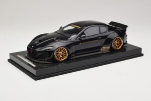Maserati GranTurismo Liberty Walk Negru cu Jante Aurii AB Models 1:18 MAS-LB08-C Rășină