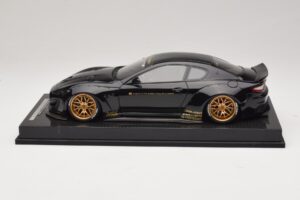 Maserati GranTurismo Liberty Walk Negru cu Jante Aurii AB Models 1:18 MAS-LB08-C Rășină - imaginea 3 din 7