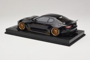 Maserati GranTurismo Liberty Walk Negru cu Jante Aurii AB Models 1:18 MAS-LB08-C Rășină - imaginea 5 din 7