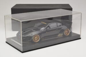 Maserati GranTurismo Liberty Walk Negru cu Jante Aurii AB Models 1:18 MAS-LB08-C Rășină - imaginea 7 din 7