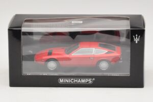 Maserati Khamsin Roșu Minichamps 1:43 437123224 Metal - imaginea 4 din 4