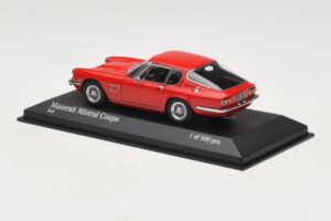 Maserati Mistral Roșu Minichamps 1:43 437123424 Metal - imaginea 3 din 4