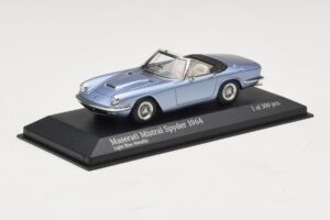 Maserati Mistral Spyder Light Blue Metallic Minichamps 1:43 437123432 Metal - imaginea 2 din 4