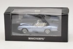 Maserati Mistral Spyder Light Blue Metallic Minichamps 1:43 437123432 Metal - imaginea 4 din 4