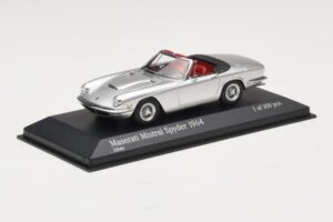 Maserati Mistral Spyder Argintiu Minichamps 1:43 437123431 Metal - imaginea 2 din 4