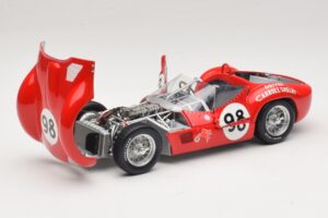 Maserati Tipo 61 #98 C. Shelby Times Mirror Grand Prix for Sportscars 1960 Minichamps 1:18 100601298 Metal - imaginea 2 din 8