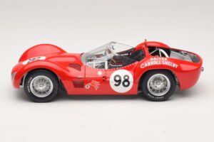 Maserati Tipo 61 #98 C. Shelby Times Mirror Grand Prix for Sportscars 1960 Minichamps 1:18 100601298 Metal - imaginea 4 din 8