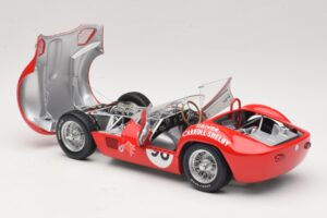 Maserati Tipo 61 #98 C. Shelby Times Mirror Grand Prix for Sportscars 1960 Minichamps 1:18 100601298 Metal - imaginea 5 din 8