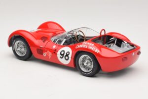 Maserati Tipo 61 #98 C. Shelby Times Mirror Grand Prix for Sportscars 1960 Minichamps 1:18 100601298 Metal - imaginea 7 din 8