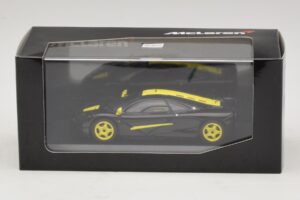 McLaren F1 Negru Cu Dungi Galbene Minichamps 1:43 MCLAREN004 Metal - imaginea 4 din 4