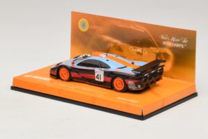 McLaren F1 GTR Gulf Team Davidoff #41 P-H. Raphanel / J-M. Gounon FIA GT Championship 1997 Minichamps 1:43 533174341 Metal - imaginea 3 din 4