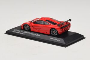 McLaren F1 GTR Prototype World Special Roșu Minichamps 1:43 MCLAREN007 Metal - imaginea 2 din 4