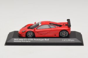 McLaren F1 GTR Prototype World Special Roșu Minichamps 1:43 MCLAREN007 Metal - imaginea 3 din 4