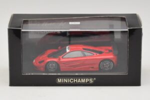 McLaren F1 GTR Prototype World Special Roșu Minichamps 1:43 MCLAREN007 Metal - imaginea 4 din 4