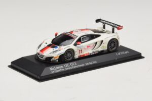 McLaren MP4-12C GT3 #11 Art Grand Prix Leclerc / Parisy 24 Hours of Spa 2013 Minichamps 1:43 437131311 Metal - imaginea 2 din 4