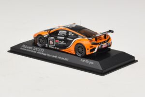 McLaren MP4-12C GT3 #15 Boutsen Racing Bovy / Broggi 24 Hours of Spa 2012 Minichamps 1:43 437121315 Metal - imaginea 3 din 4