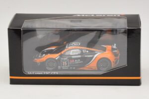 McLaren MP4-12C GT3 #15 Boutsen Racing Bovy / Broggi 24 Hours of Spa 2012 Minichamps 1:43 437121315 Metal - imaginea 4 din 4