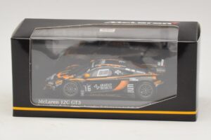 McLaren MP4-12C GT3 #16 Boutsen Racing Schmetz / Demirdjian 24 Hours of Spa 2014 Minichamps 1:43 437141316 Metal - imaginea 4 din 4