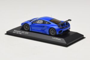 McLaren MP4-12C GT3 Street Albastru Minichamps 1:43 437121397 Metal - imaginea 3 din 4