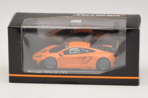 McLaren MP4-12C GT3 Street Portocaliu Minichamps 1:43 437121399 Metal - imaginea 4 din 4