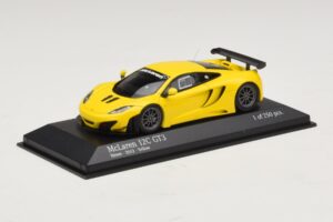 McLaren MP4-12C GT3 Street Galben Minichamps 1:43 437121396 Metal - imaginea 2 din 4