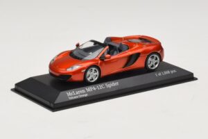 McLaren MP4-12C Spider Portocaliu Metalizat Minichamps 1:43 530133030 Metal - imaginea 2 din 4