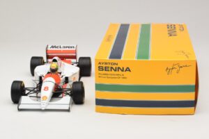 McLaren MP4/8 Ford #8 A. Senna Winner European GP 1993 Minichamps 1:18 540931818 Metal - imaginea 3 din 7