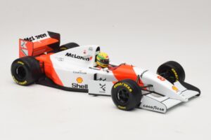 McLaren MP4/8 Ford #8 A. Senna Winner European GP 1993 Minichamps 1:18 540931818 Metal - imaginea 7 din 7