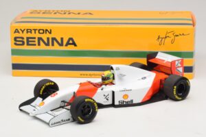 McLaren MP4/8 Ford #8 A. Senna Winner Japanese GP 1993 Minichamps 1:18 540931878 Metal - imaginea 2 din 7