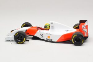McLaren MP4/8 Ford #8 A. Senna Winner Japanese GP 1993 Minichamps 1:18 540931878 Metal - imaginea 4 din 7