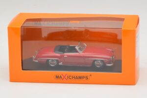 Mercedes 190 SL Roșu Maxichamps 1:43 940033131-O Metal - imaginea 4 din 4