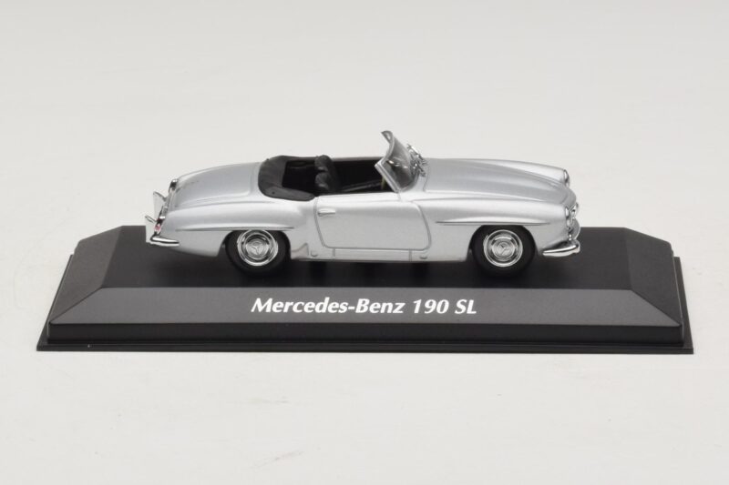 Mercedes 190 SL W121 Argintiu Maxichamps 1:43 940033130 Metal