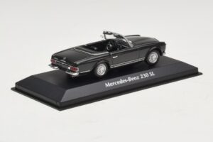 Mercedes 230 SL W113 Gri Maxichamps 1:43 94003231 Metal - imaginea 2 din 4