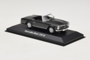 Mercedes 230 SL W113 Gri Maxichamps 1:43 94003231 Metal - imaginea 3 din 4