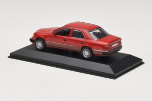 Mercedes 300D W124 Turbo Roșu Minichamps 1:43 3210 Metal - imaginea 3 din 4