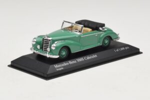 Mercedes 300S Cabriolet Verde Minichamps 1:43 430032335 Metal - imaginea 2 din 5