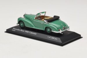 Mercedes 300S Cabriolet Verde Minichamps 1:43 430032335 Metal - imaginea 3 din 5