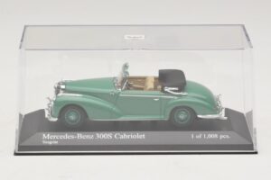 Mercedes 300S Cabriolet Verde Minichamps 1:43 430032335 Metal - imaginea 4 din 5