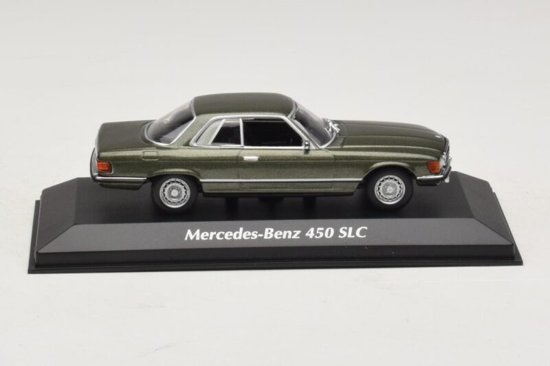Mercedes 450 SLC C107 Verde Închis Metalizat Maxichamps 1:43 Mercedes 450 SLC C107 Verde Închis Metalizat Maxichamps 1:43 940033420 Metal