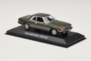 Mercedes 450 SLC C107 Verde Închis Metalizat Maxichamps 1:43 940033420 Metal - imaginea 3 din 4